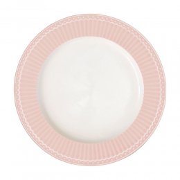 任選第2件51折｜丹麥GreenGate Alice pale pink 餐盤26.5cm-粉色