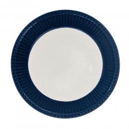 任選第2件51折｜丹麥GreenGate Alice dark blue 餐盤23.5cm-深藍