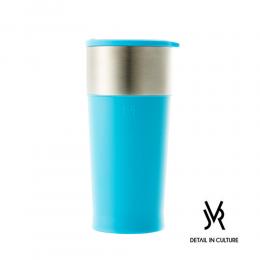 JVR 韓國原裝 MARTIN不鏽鋼馬丁隨行杯350ml-藍色