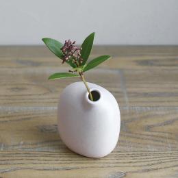 2件8折｜日本KINTO SACCO 陶瓷造型花瓶180ml-粉