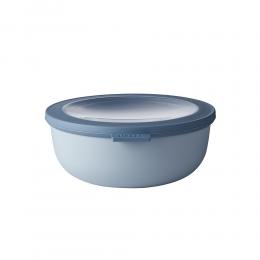 荷蘭 Mepal 圓形密封保鮮盒1.25L-藍