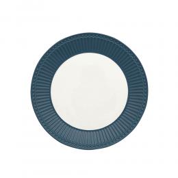 任選第2件51折｜丹麥GreenGate Alice ocean blue 餐盤26.5cm-海洋藍