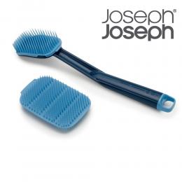 8折｜英國 Joseph Joseph 淨科技清洗刷套組-藍