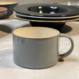歐系餐瓷2件7折｜比利時 SERAX ALG 咖啡杯-煙燻藍(內層霧灰)