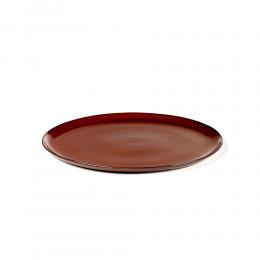 歐系餐瓷2件7折｜比利時 SERAX ALG 圓盤22cm-鏽紅