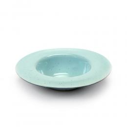 歐系餐瓷2件7折｜比利時 SERAX ALG 寬邊圓淺碗21.5cm-淺藍/煙燻藍