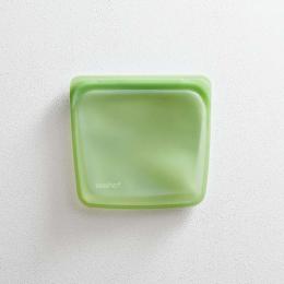 2件88折｜美國 Stasher 方形矽膠密封袋-綠