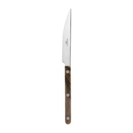 9折｜法國 Sabre Paris Bistrot 法式復古餐刀24cm-深棕水牛