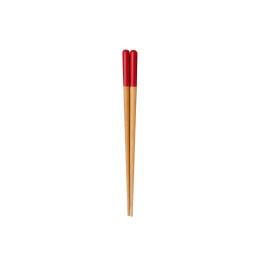 9折｜日本 Yamachiku Ganko Slim 日本傳統色手作天然兒童筷 18cm-赤紅