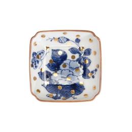2件8折｜日本 amabro MAME 豆皿-牡丹蝶文角皿