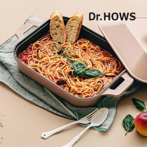 韓國 Dr.HOWS BRIO深烤煎煮鍋-奶茶色