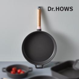 9折｜韓國 Dr.HOWS BOSQUE 鑄鋁平底煎鍋28cm-嫩粉