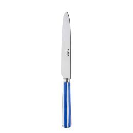 9折｜法國 Sabre Paris White Stripe 線條玩色餐刀24cm-寶石藍