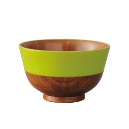 85折｜日本 KAWAI 傳統色木頭湯碗-若葉色