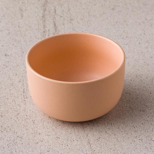 WAGA 簡約淡雅 陶瓷碗13cm-嫩粉