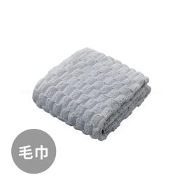 85折｜日本CB Japan carari poco格紋系列 超細纖維毛巾-典雅灰