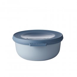 買一送一 | 荷蘭 Mepal 圓形密封保鮮盒350ml-藍