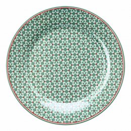 85折｜丹麥GreenGate Juno green 餐盤20.5cm