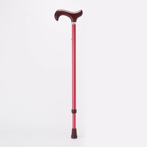 Merry Sticks悅杖 立體霧面顆粒紋手杖-光霧紅