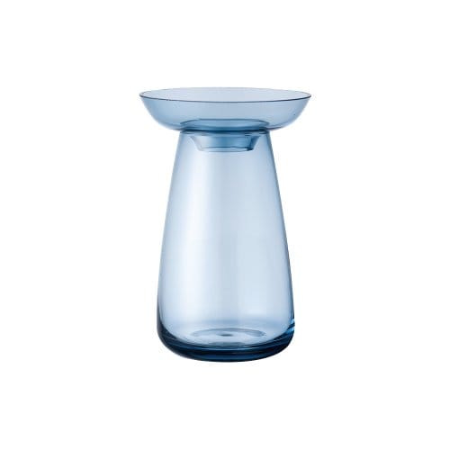 日本KINTO AQUA CULTURE玻璃花瓶(小)-藍