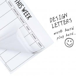 9折｜丹麥 Design Letters 週計畫本