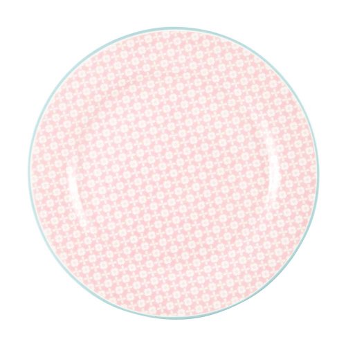 丹麥GreenGate Helle pale pink 餐盤 20.5cm