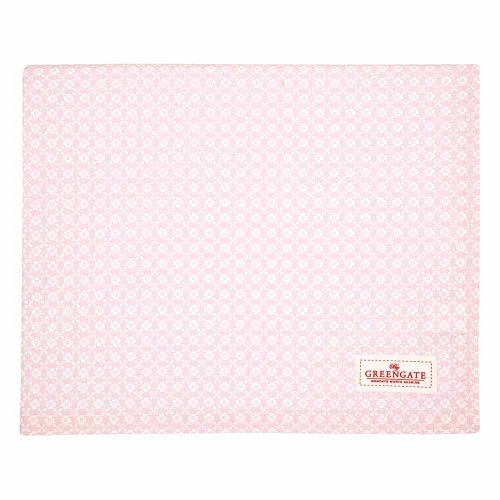 丹麥GreenGate Helle pale pink 桌巾 100x100cm