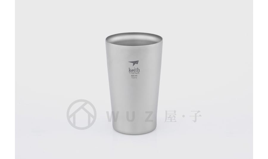 Keith純鈦 Ti9221雙層啤酒杯