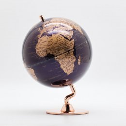 85折｜SkyGlobe 5吋金屬紫時尚古銅底座地球儀(英文版)