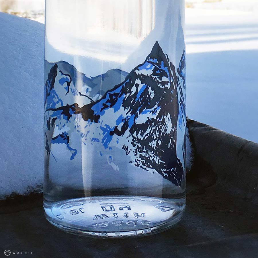 德國 Soulbottles 靈魂玻璃水瓶600ml-雪山綿延