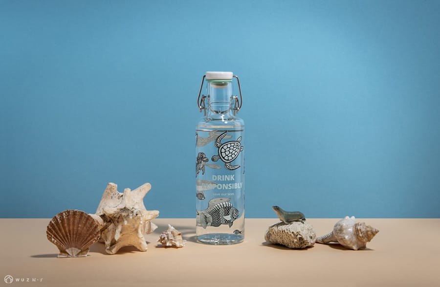 德國 Soulbottles 靈魂玻璃水瓶600ml-海洋