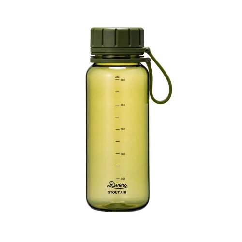 清倉大特價｜日本 Rivers STOUT AIR冷水瓶550ml-橄欖綠