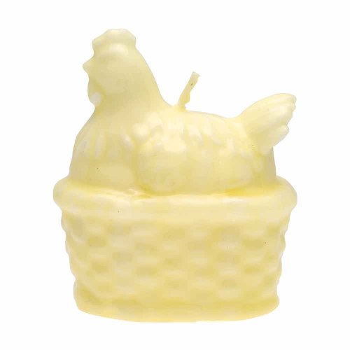丹麥GreenGate pale yellow 小雞造型蠟燭