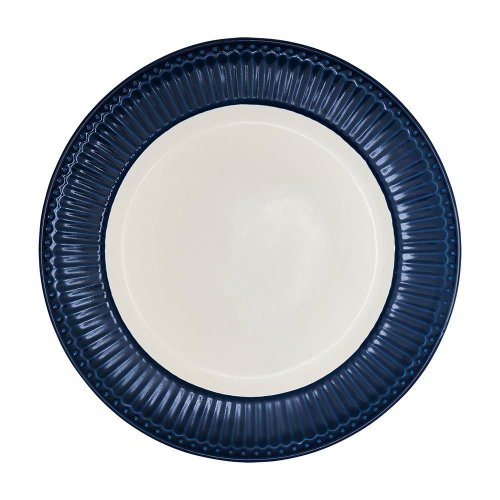 丹麥GreenGate Alice dark blue 餐盤26.5cm-深藍