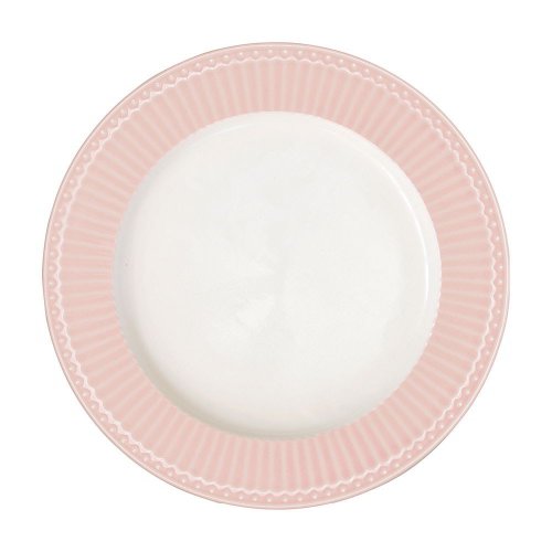 丹麥GreenGate Alice pale pink 餐盤26.5cm-粉色