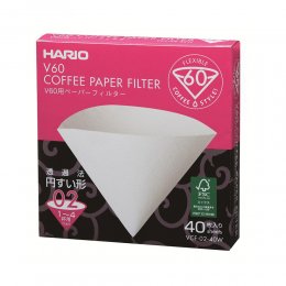日本HARIO V60漂白02濾紙40張 1~4杯