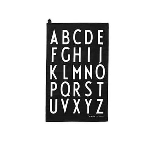 丹麥 Design Letters 字母餐巾-沉靜黑