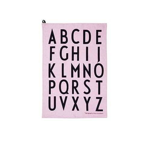 丹麥 Design Letters 字母餐巾-玫瑰色