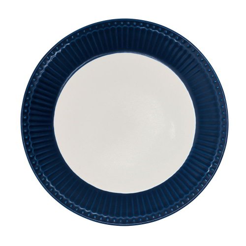 丹麥GreenGate Alice dark blue 餐盤23.5cm-深藍