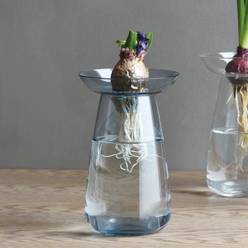 日本KINTO AQUA CULTURE玻璃花瓶(大)-藍