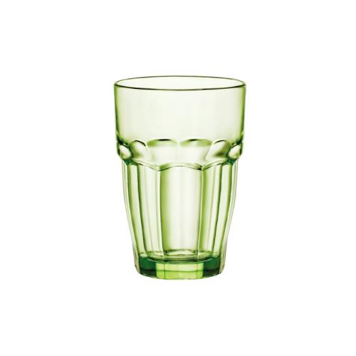 義大利Bormioli Rocco 彩色強化玻璃杯6入組-370cc(薄荷綠)