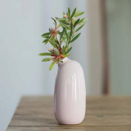 日本KINTO SACCO 陶瓷造型花瓶260ml-粉