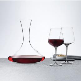 德國Spiegelau Toscana醒酒壺+柏根地紅酒杯-三件入(彩盒裝)