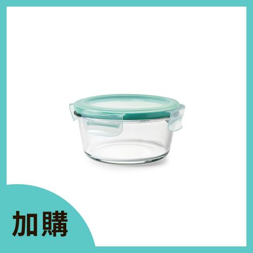 停產｜OXO 耐熱玻璃保鮮盒-圓形940ml[餐廚加購]