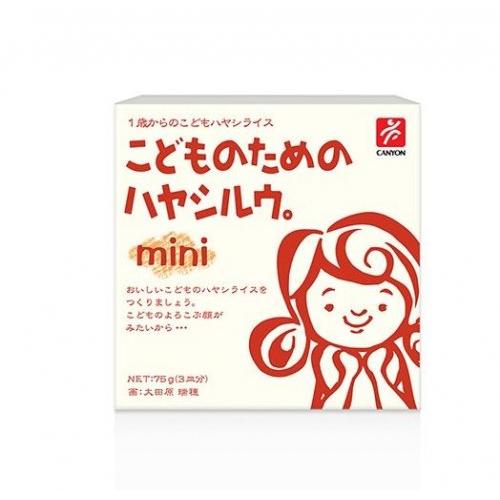 日本CANYON 兒童咖哩塊 mini-燉菜咖哩75g/盒[食品加購]