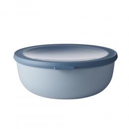 買一送一 | 荷蘭 Mepal 圓形密封保鮮盒2.25L-藍