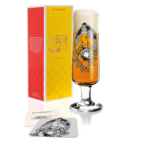 德國 RITZENHOFF BEER 新式啤酒杯-燈塔