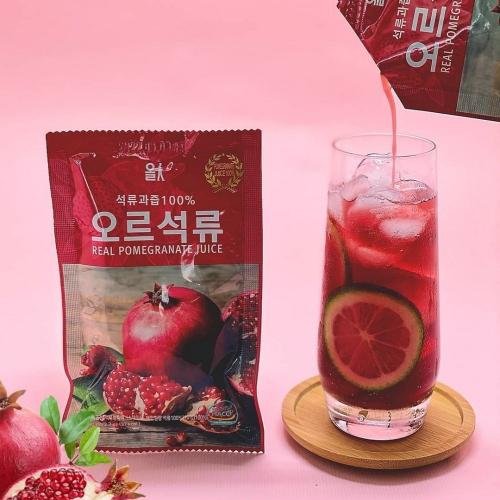韓國Orin 紅石榴汁80ml 精裝禮盒(30包/盒)[食品加購]