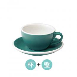 下殺399杯盤組｜英國Loveramics Coffee Pro-Egg 卡布奇諾咖啡杯盤組200ml(藍綠)