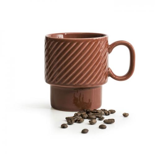 瑞典sagaform Coffee&More咖啡杯250ml-陶磚紅